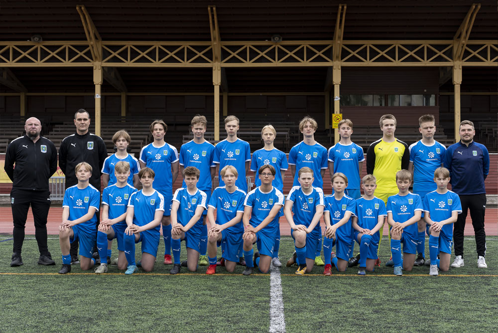 Tampere United juniorien p-14-15 edustus -joukkuekuva